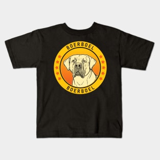 Boerboel Dog Portrait Kids T-Shirt